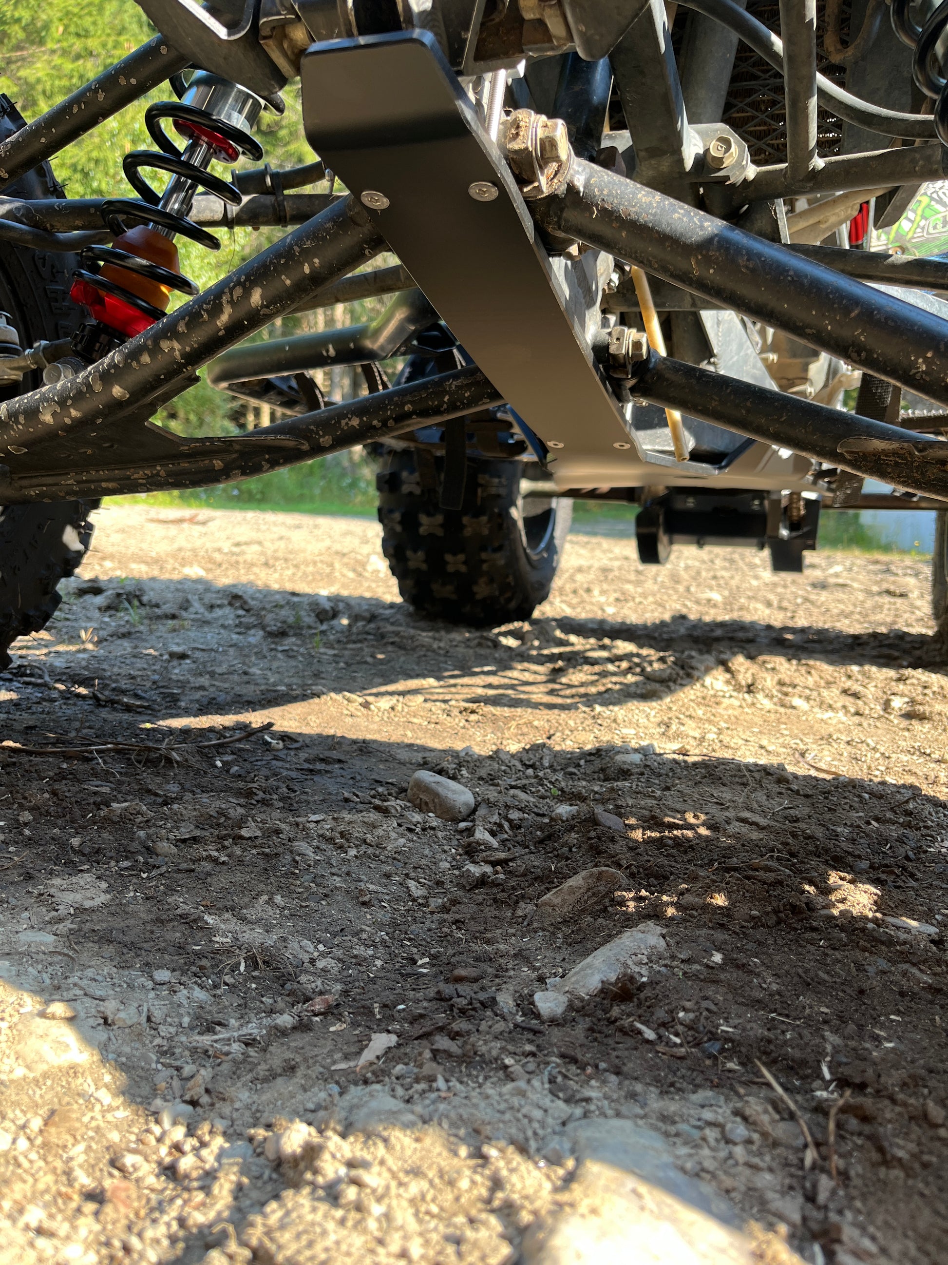 XRW Plastic Skid Plate (HDPE) – Kawasaki KFX 450 ATV