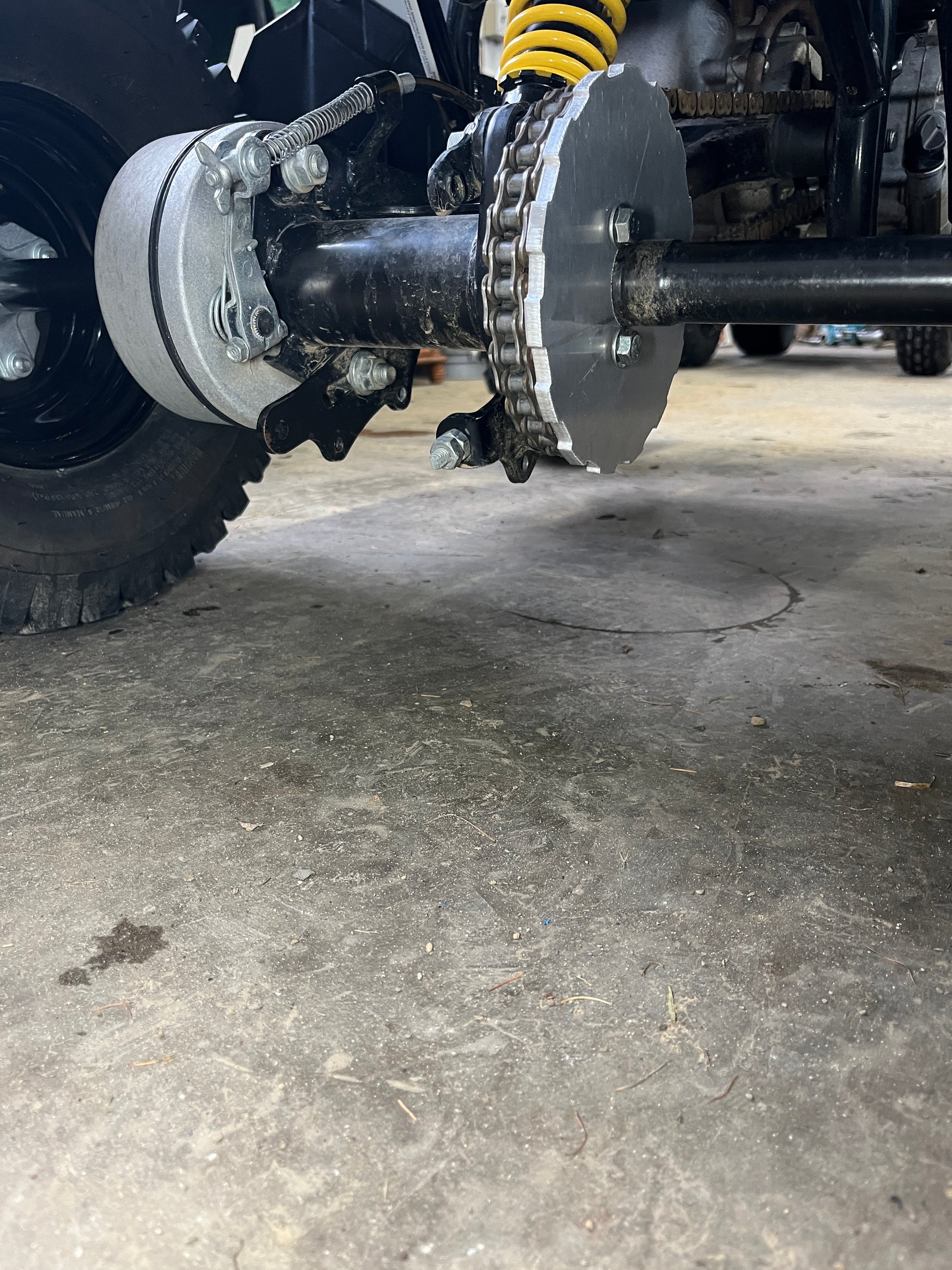 Sterk Rear Sprocket Guard – Can-Am Renegade 110 ATV