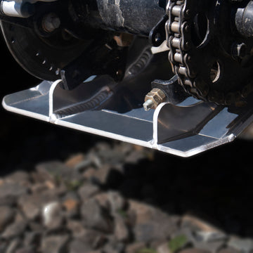 STERK Heavy Duty Rear Skid Plate (Aluminum) – Polaris Outlaw / Sportsman 90 & 110 ATV
