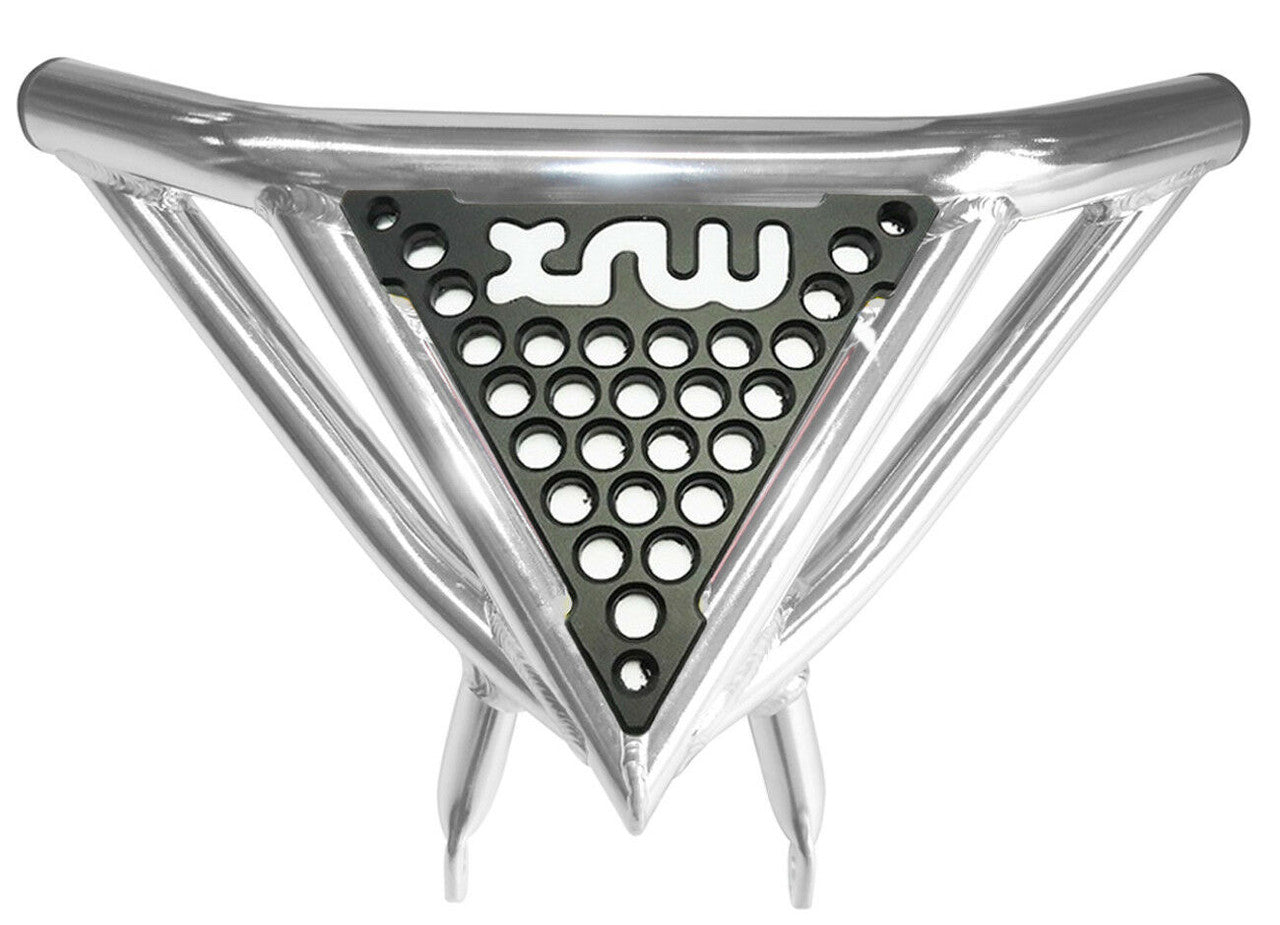 XRW FRONT BUMPER XR10 POLISH HDPE BLACK - YAMAHA YFZ 450R ATV