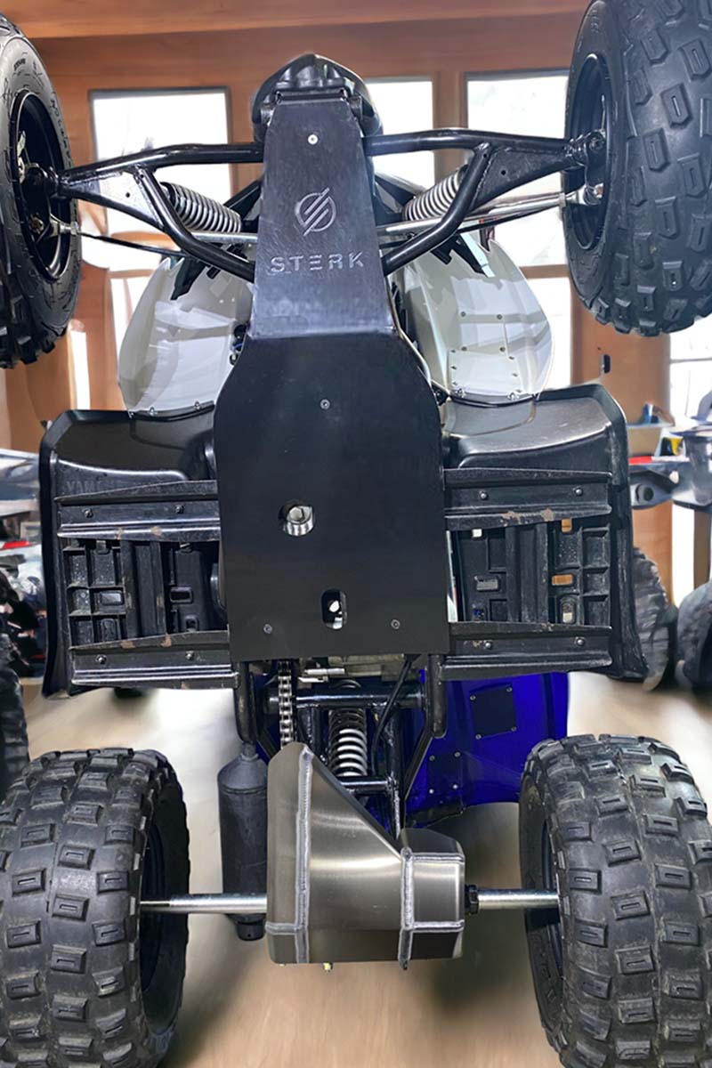 STERK Skid Plate Combo (HDPE + Aluminum) – Yamaha Raptor / Grizzly 90 & 110 (2016+)
