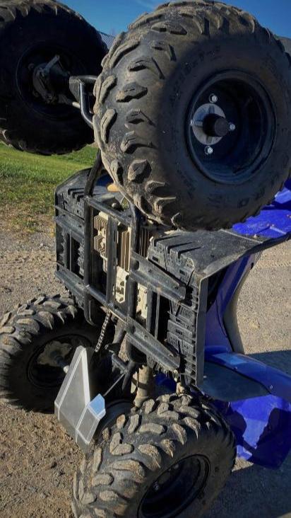 STERK Rear Skid Plate (Aluminum) – Yamaha Raptor / Grizzly 90 & 110 (2016+) ATV