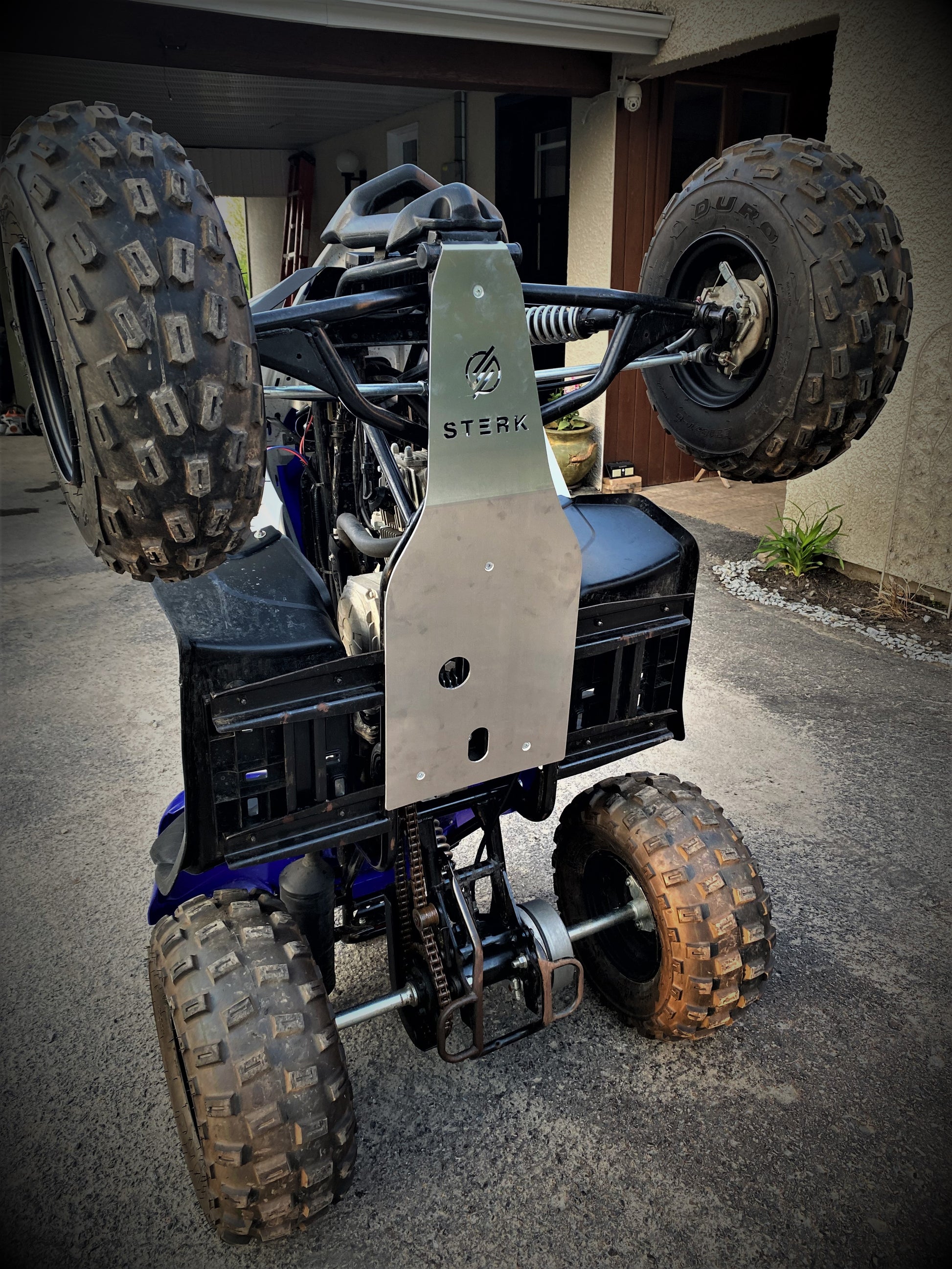 STERK Front Skid Plate (Aluminum) – Yamaha Raptor / Grizzly 90 & 110 (2016+) ATV