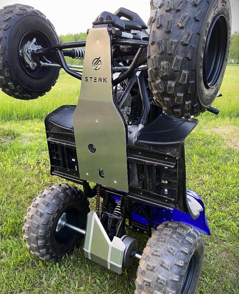 STERK Skid Plate Combo (Aluminum) – Yamaha Raptor / Grizzly 90 & 110 (2016+) ATV