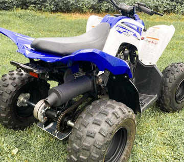 STERK Rear Skid Plate (Aluminum) – Yamaha Raptor / Grizzly 90 & 110 (2016+) ATV