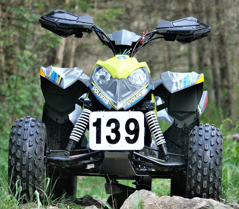 STERK Front Skid Plate (Aluminum) – Polaris Outlaw / Sportsman 90 & 110 ATV