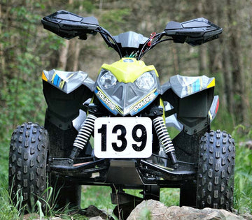 STERK Front Skid Plate (Aluminum) – Polaris Outlaw / Sportsman 90 & 110 ATV