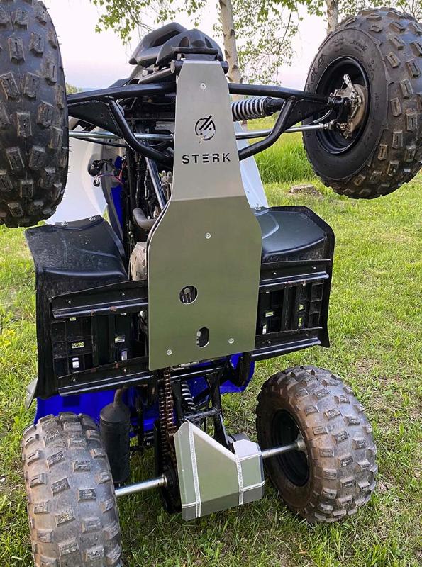 STERK Skid Plate Combo (Aluminum) – Yamaha Raptor / Grizzly 90 & 110 (2016+) ATV