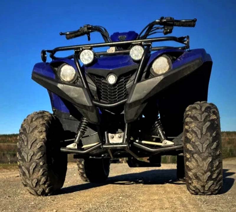 STERK Rear Skid Plate (Aluminum) – Yamaha Raptor / Grizzly 90 & 110 (2016+) ATV