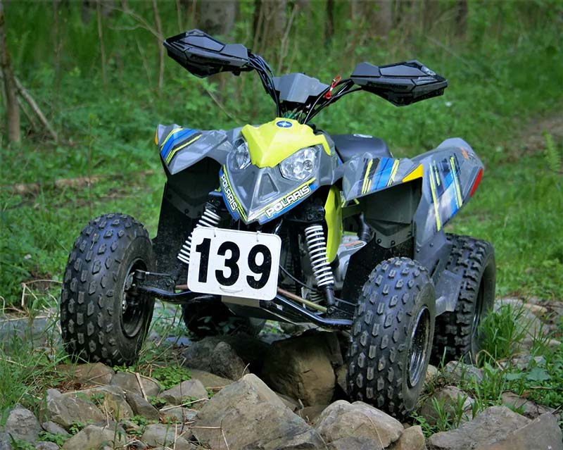 STERK Front Skid Plate (Aluminum) – Polaris Outlaw / Sportsman 90 & 110 ATV